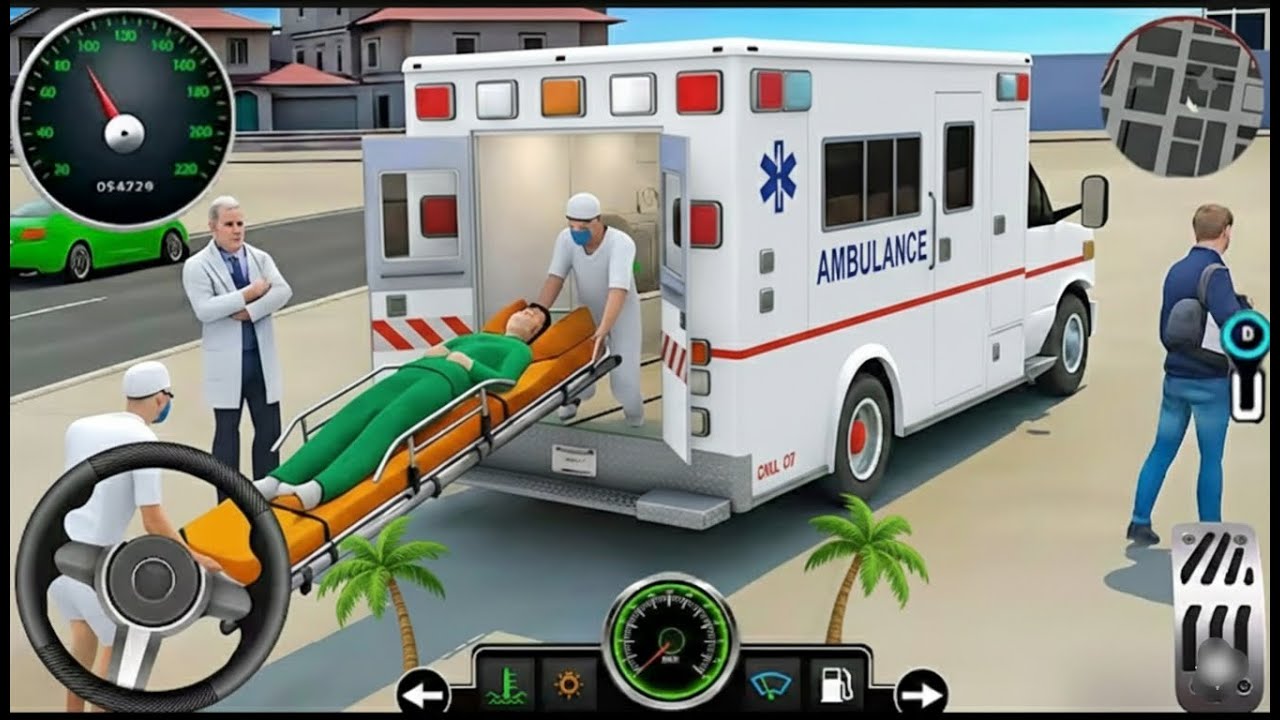 Real US 911 Ambulance Rescue Simulator 2026 😱 | Emergency Driving Missions (Android) Gameplay