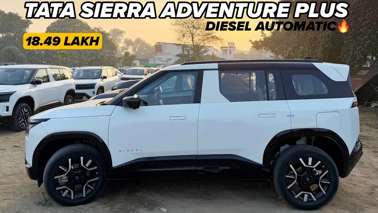 2026 Tata Sierra Adventure Plus Diesel Automatic Full Walkaround Video🔥❤️| Best Variant To Buy❓