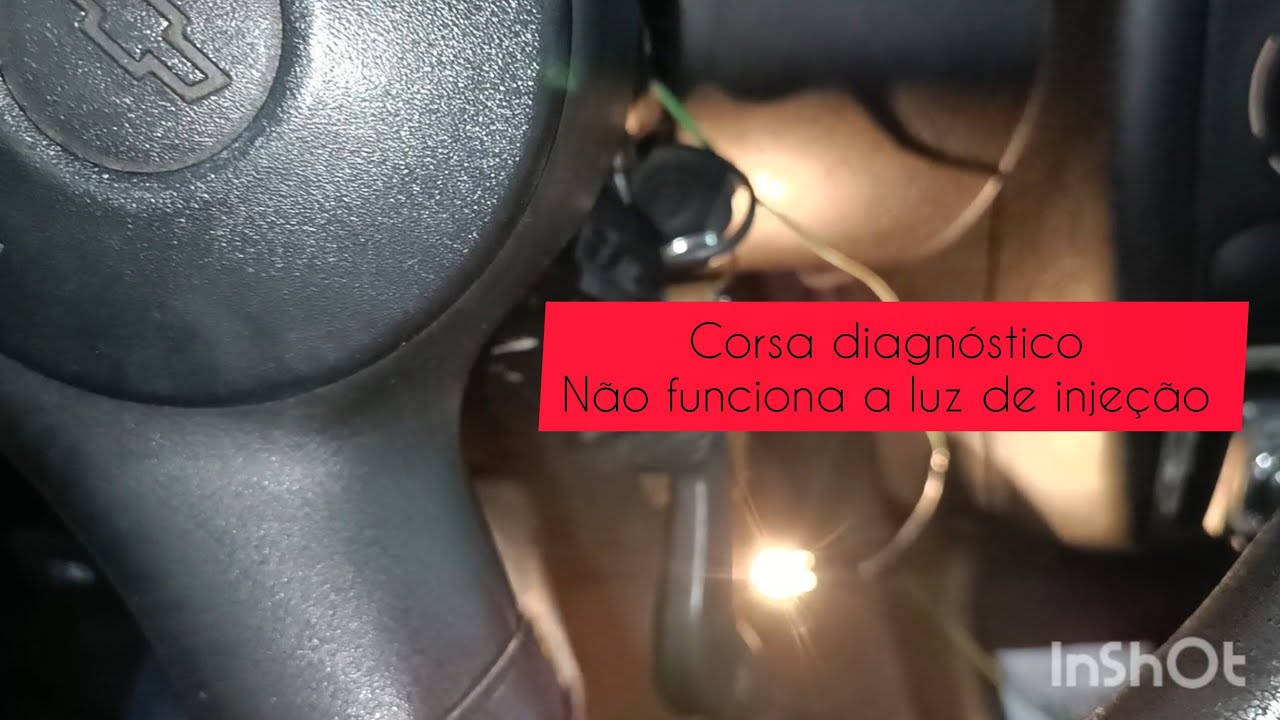 Corsa não funciona a luz de injeção 