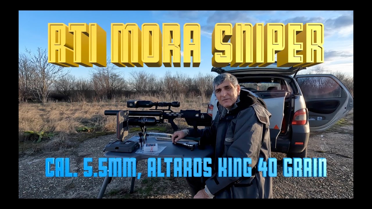 MORA sniper cal. 5.5mm, Altaros King 40 grain, 102 meters