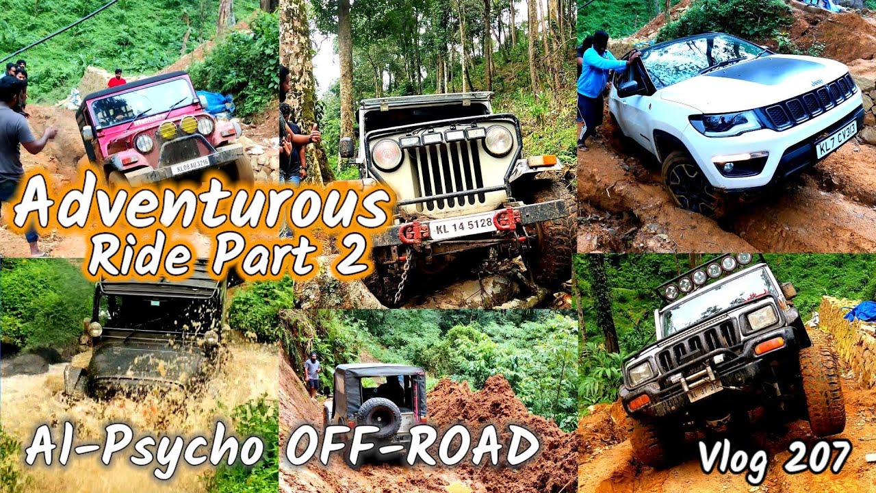 Extreme Offroad Part2. Adimaly To Munnar Adventures Ride Jeep Trailhawk Bolero Thar Jeep1992. Riview