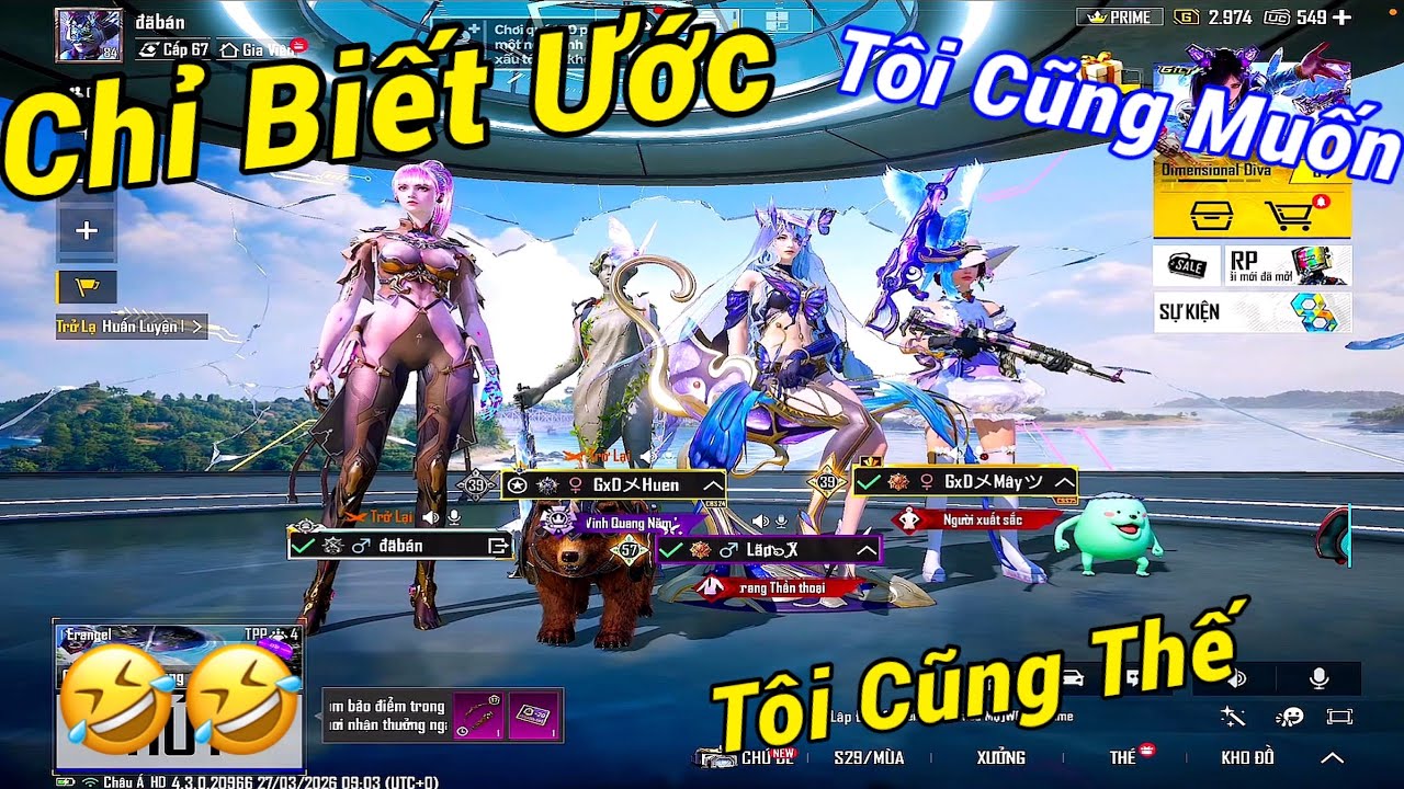 PUBG Mobile | Mang SET Thần Gi&aacute;p Mới Đi Tr&agrave; Trộn Gặp Hội Bạn Th&acirc;n&hellip; 🤣