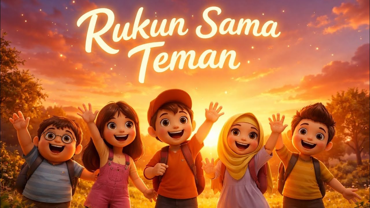 Video Lirik Lagu Rukun Sama Teman