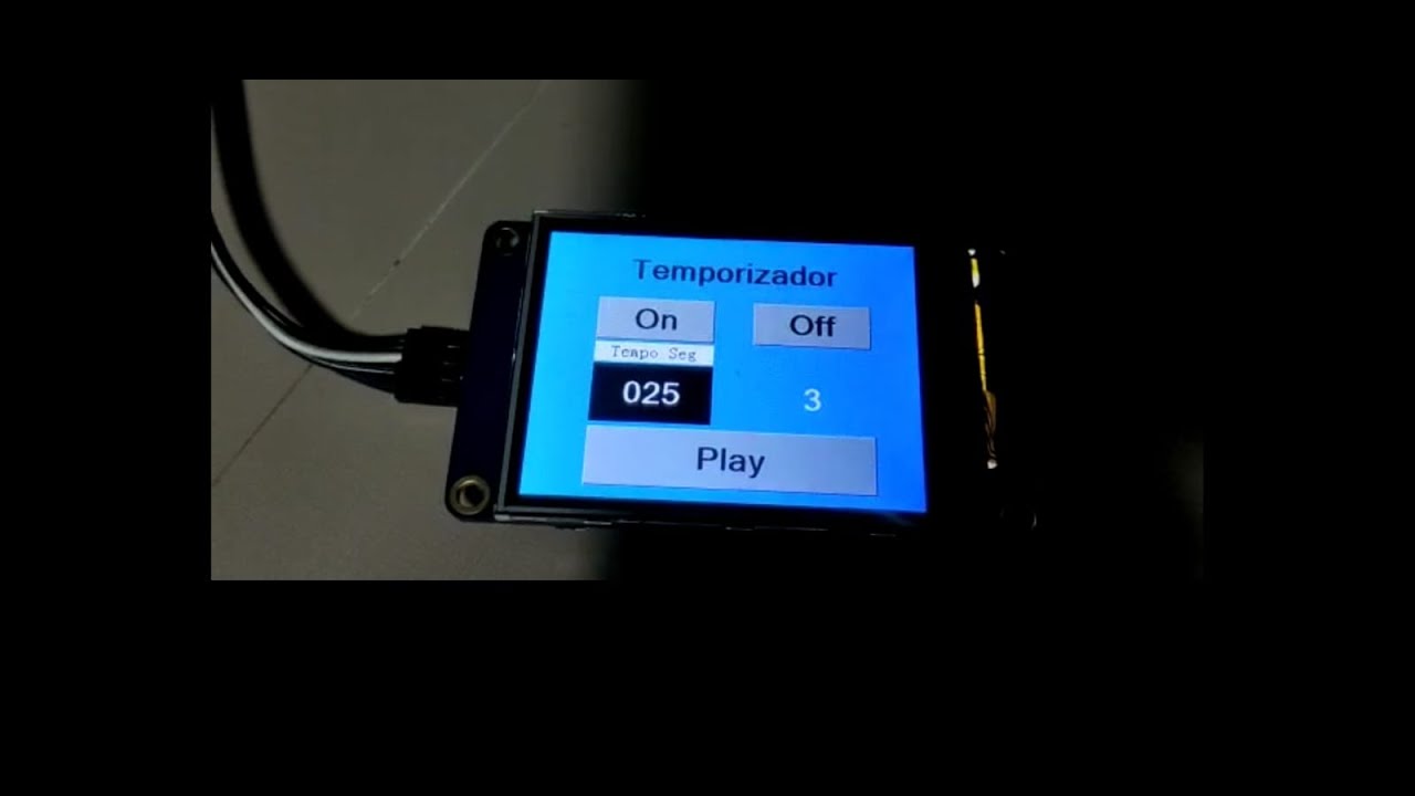 #03 Temporizador com display Nextion