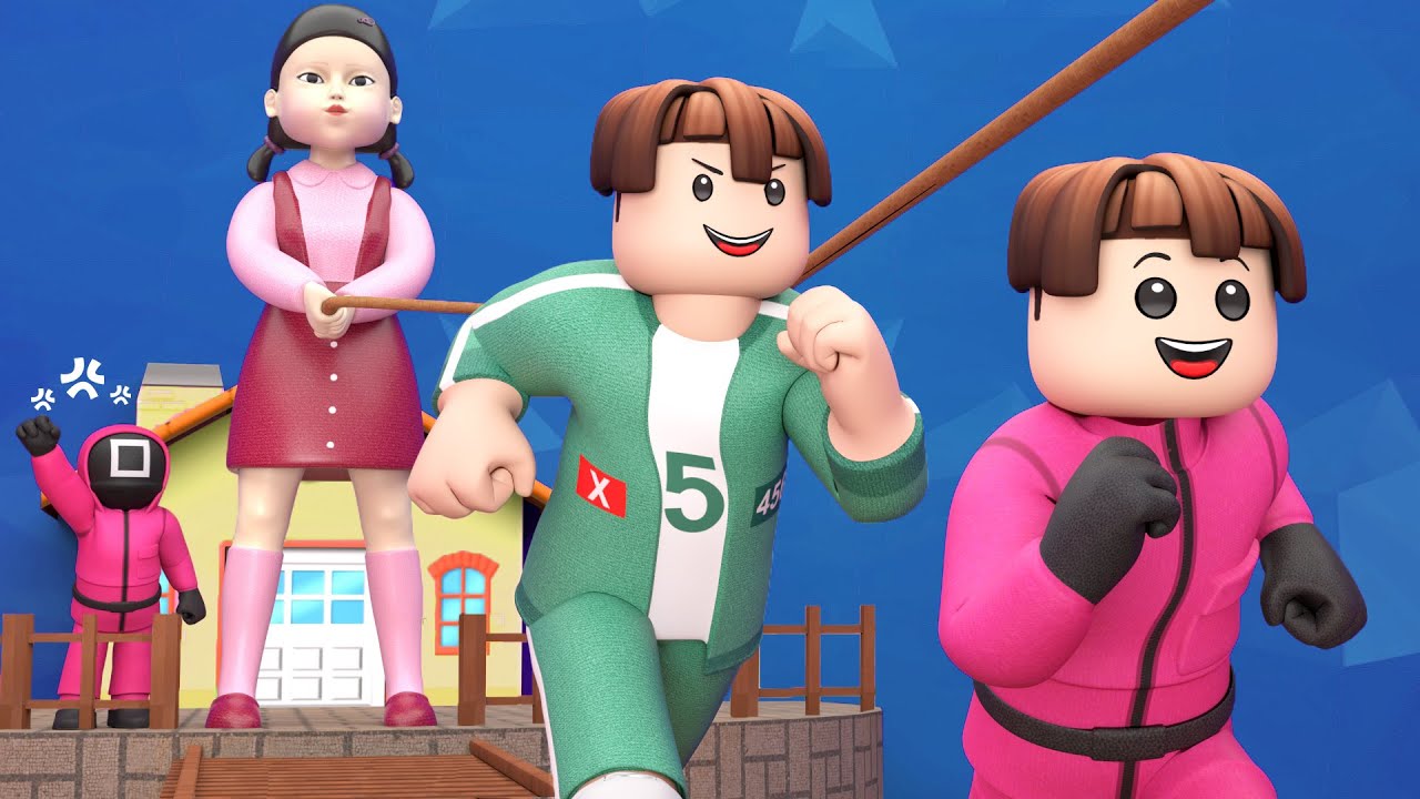 ROBLOX Brookhaven 🏡RP: The Bacon Hair Survive Squid Game 3 | Roblox Leo