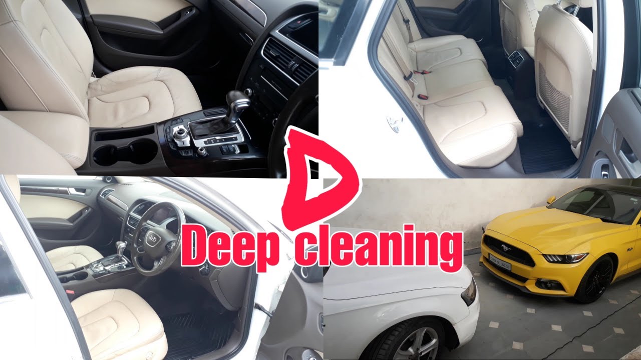 Audi A4 2020 Deep cleaning and detailing by dhruv motors call now 9560-51-2550
