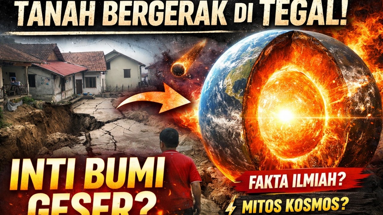 Misteri Tanah Bergerak di Tegal: Benarkah Karena Inti Bumi Geser? Fakta Ilmiah vs Mitos Kosmos!