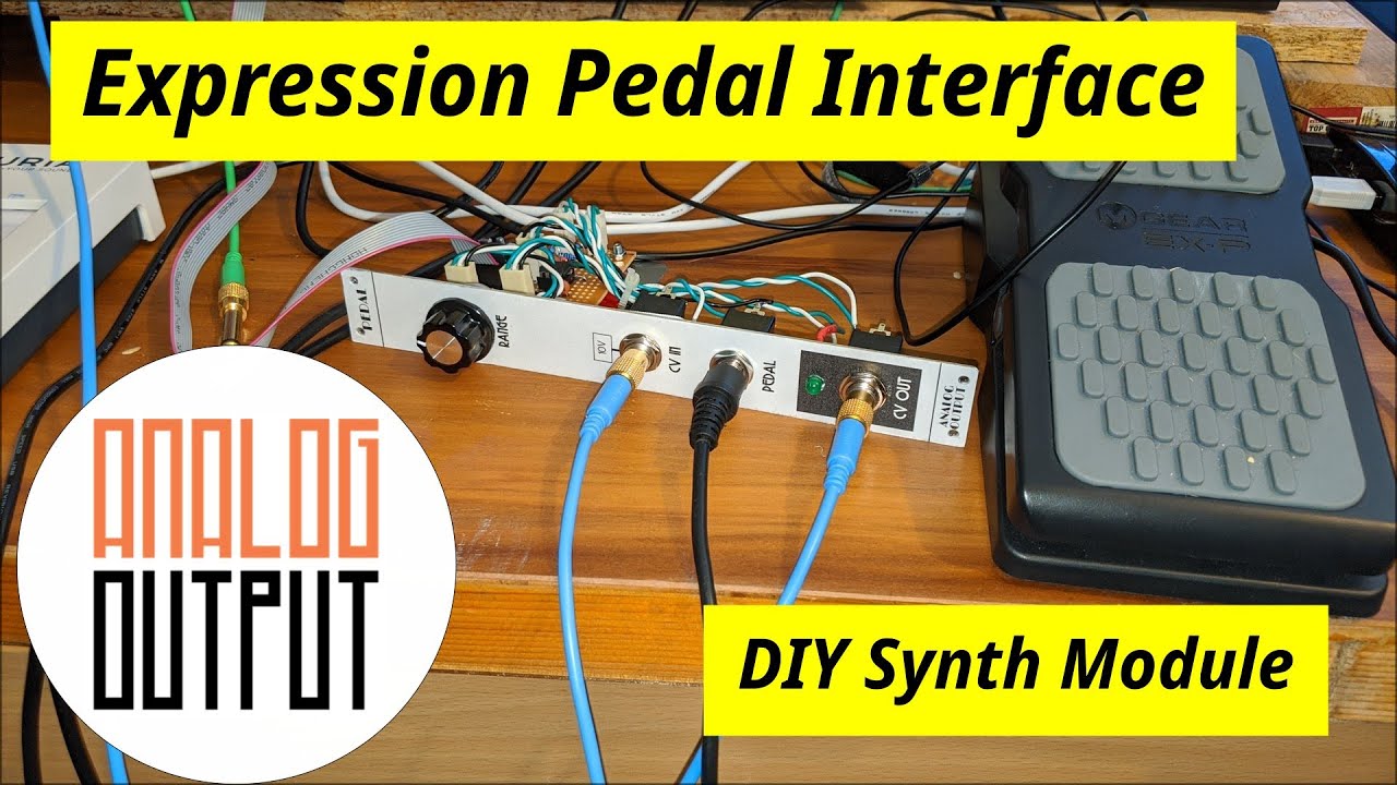 Expression pedal interface — DIY synth module