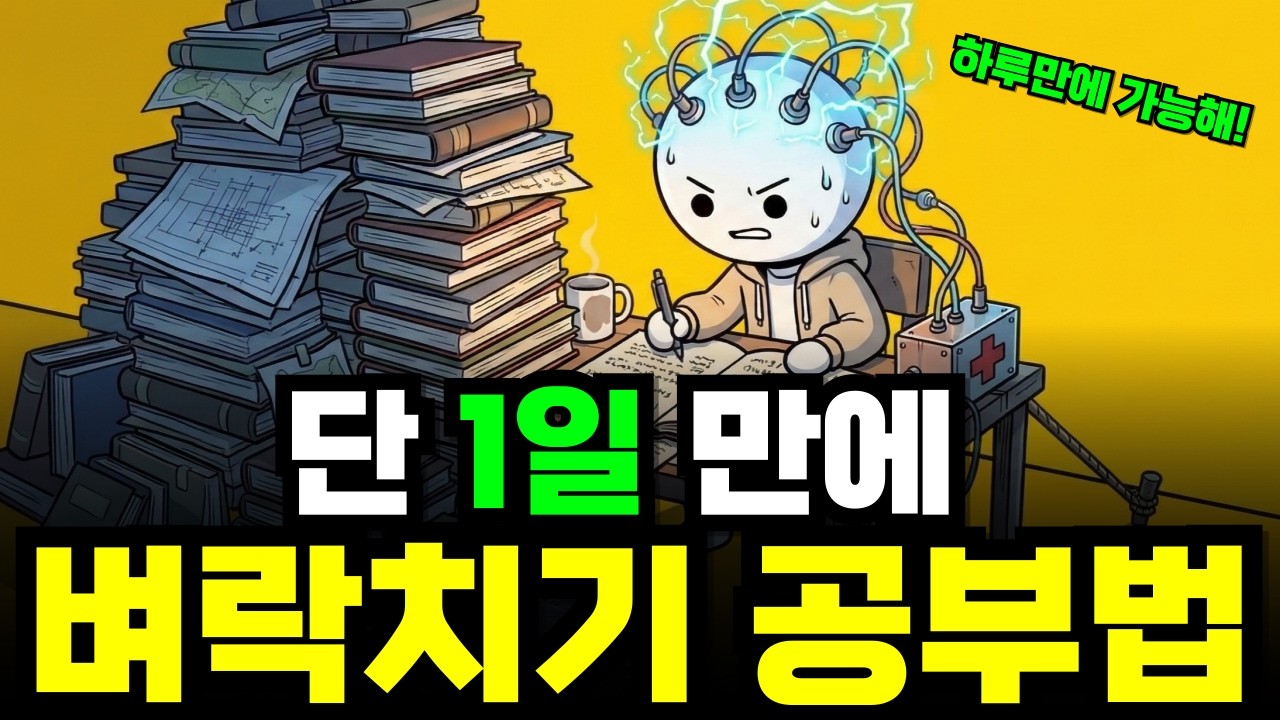 단 하루만에 200% 효율! 시험 전날 이 방법 쓰면 공부량이 2배로 기억됩니다