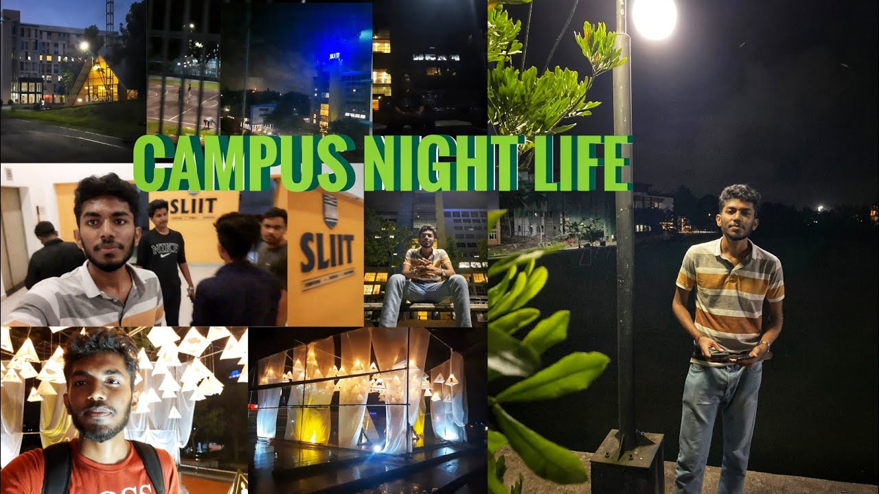 Night Life at SLIIT | My University Vlogs | Colombo Sri Lanka