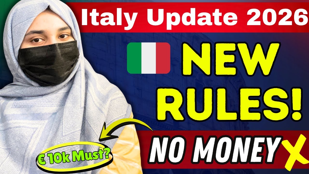 New Rules🚨 Italy Study Visa Update 2026 | Italy Pre Enrollment 2026 | Italy Fully Funded Scholarship
