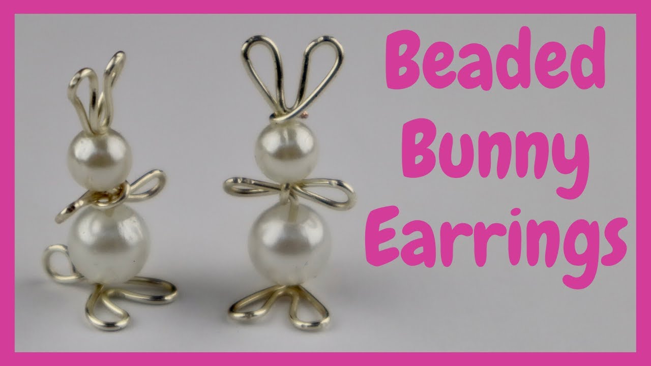 DIY Beaded Bunny Earrings and Pendants Tutorial