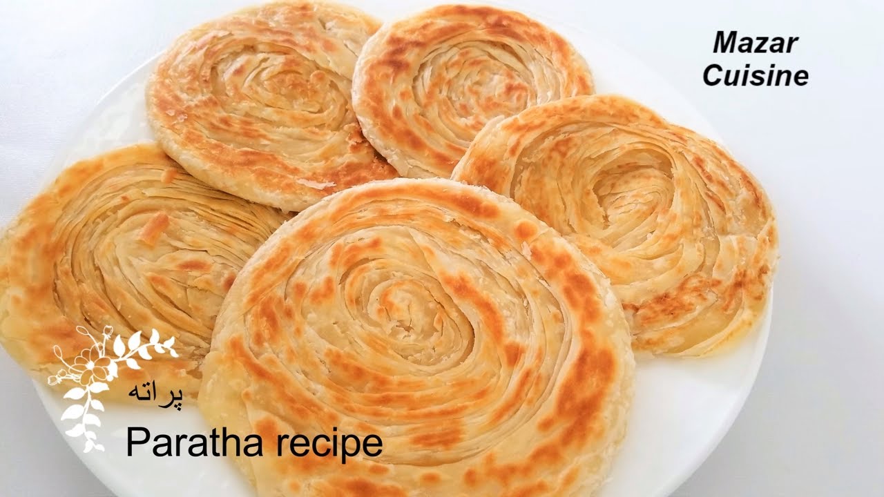 LACHHA  PARATHA RECIPE,MULTI LAYERED,FLAKY PARATHA, AFGHAN PARATA,NAAN WARAQI KATLAMA ,پراته ورقی