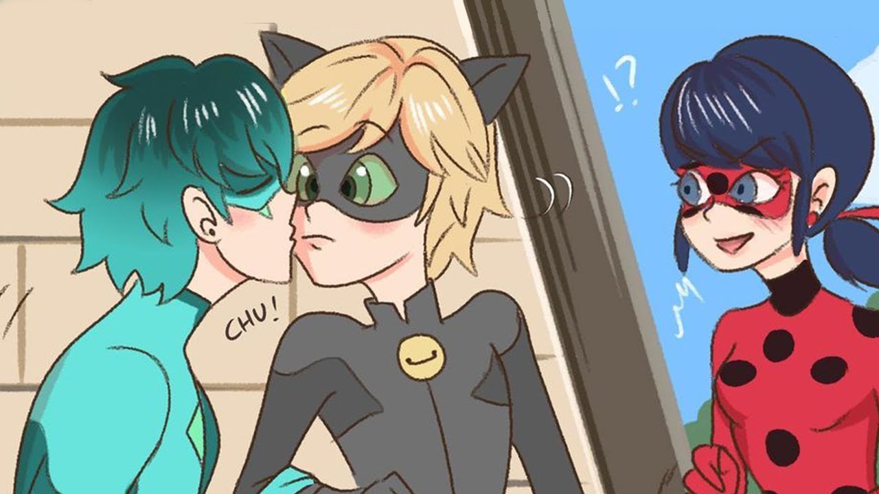 Комикс «Кошечка любит щекотать» от Miraculous Ladybug