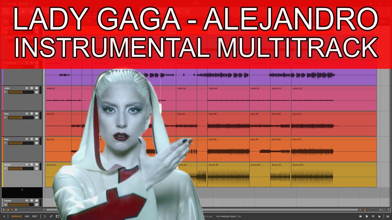 Lady Gaga - Alejandro (instrumental/multitrack)