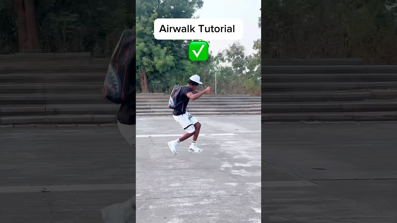 Airwalk Tutorial ✅🔥 #airwalk #shorts #slickback #usa #airwalkchallenge #chickenfeet
