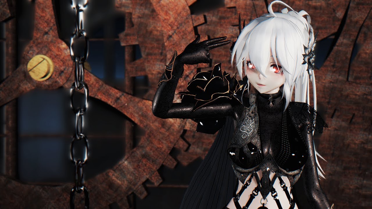 [MMD/4K]HAKU(Dark Knight) - Suicide Parade(スーサイドパレエド)