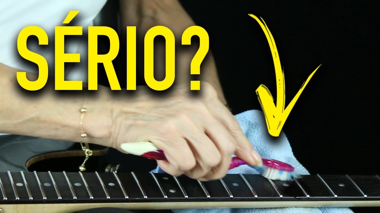 Como limpar a ESCALA da GUITARRA