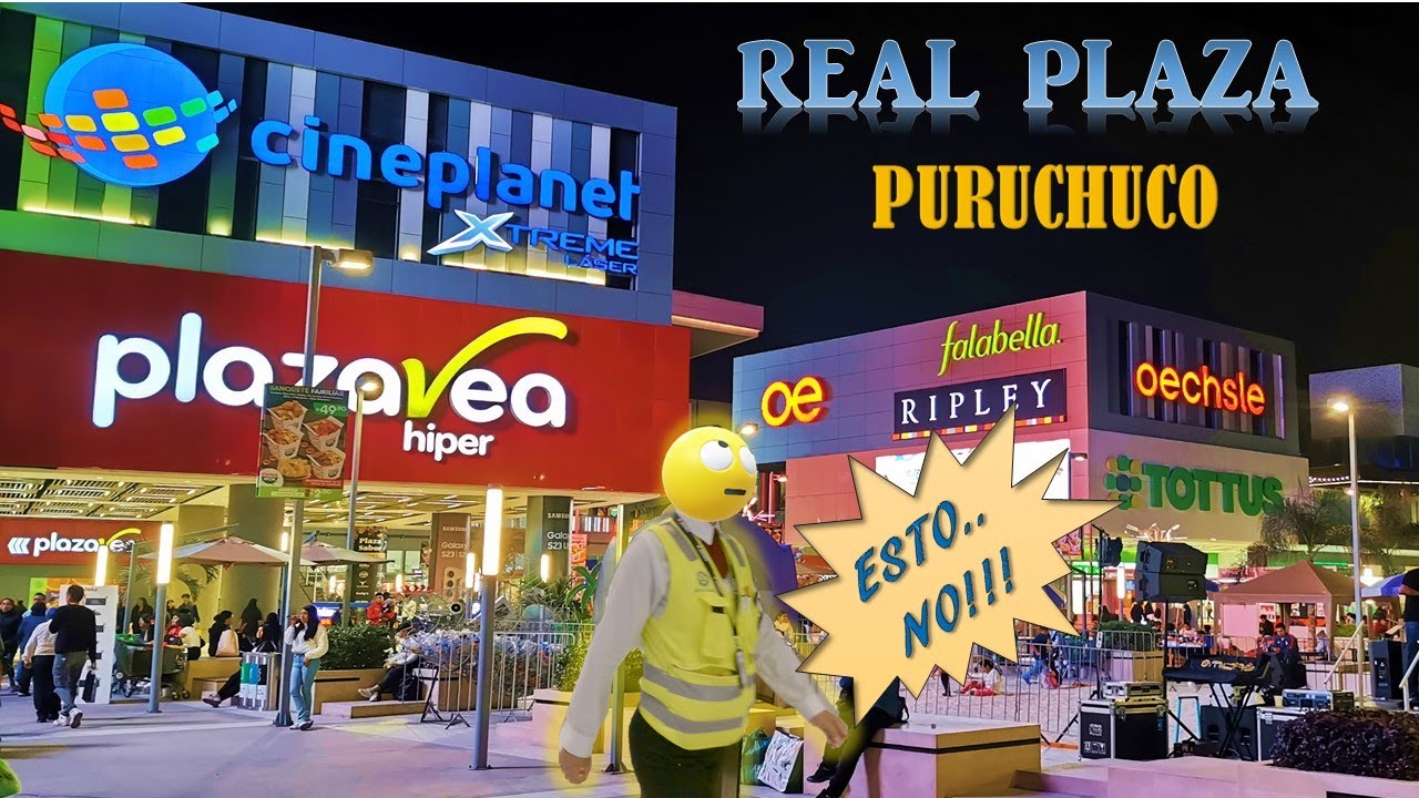 ESTO NO? !!!!! REAL PLAZA PURUCHUCO - ATE LIMA PERU / GRABANDO