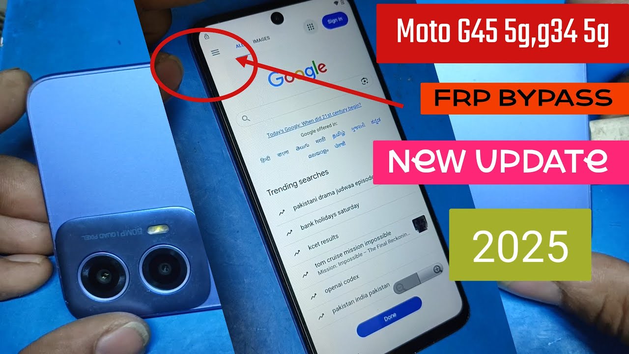 Moto G45 5G frp bypass || Google Account remove|| #frpunlock #repair #frpbypass