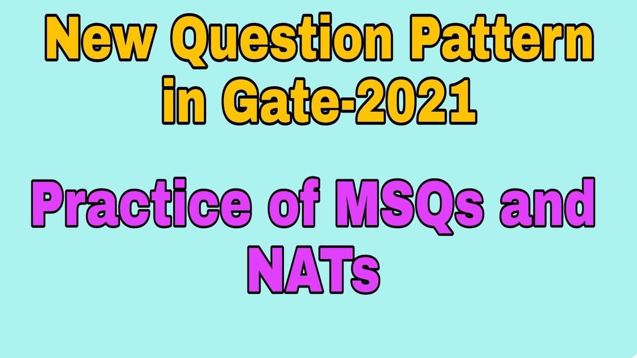 Question Practice for GATE Metallurgy //Multiple Select Questions (MSQs)//Numerical (NAT) Practice