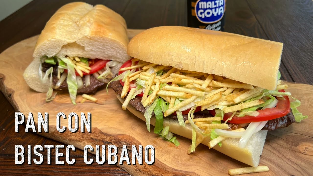Pan con Bistec Cubano | Cocina Con Fujita