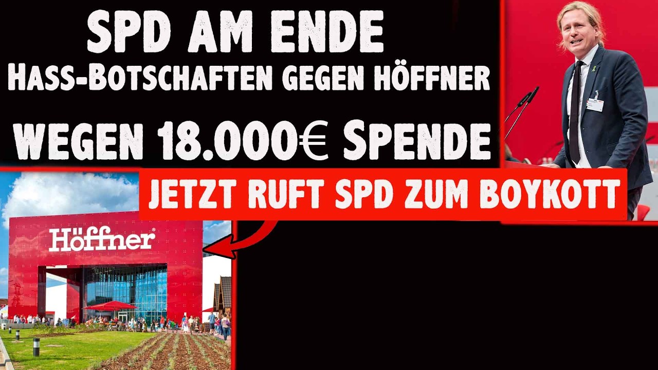 SPD am ENDE Hetze und Hass gegen Möbel Höffner