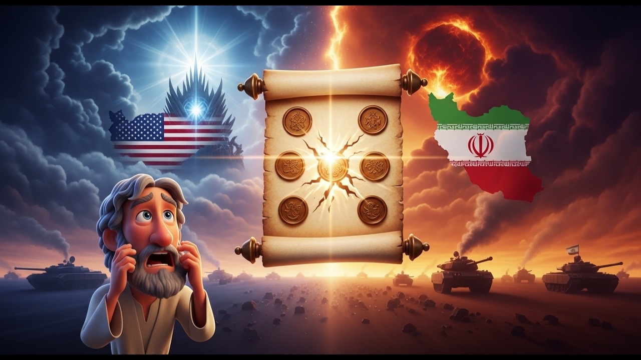 تفسير  سفر الرؤيا وحرب (أمريكا وإسرائيل وإيران) | هل بدأت الختوم السبعة ؟ - الجزء الاول