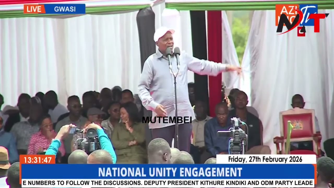 OBURU NI FIRE SI FIRE LISTEN TO KINDIKI AS HE TAKES OVER HOMABAY!!