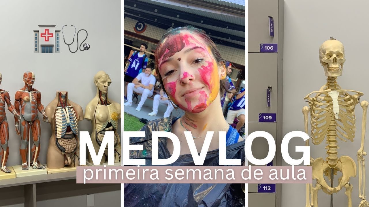 Meu Primeiro Dia de Aula de MEDICINA | Primeiro Semestre #MEDVLOG 🥼💖