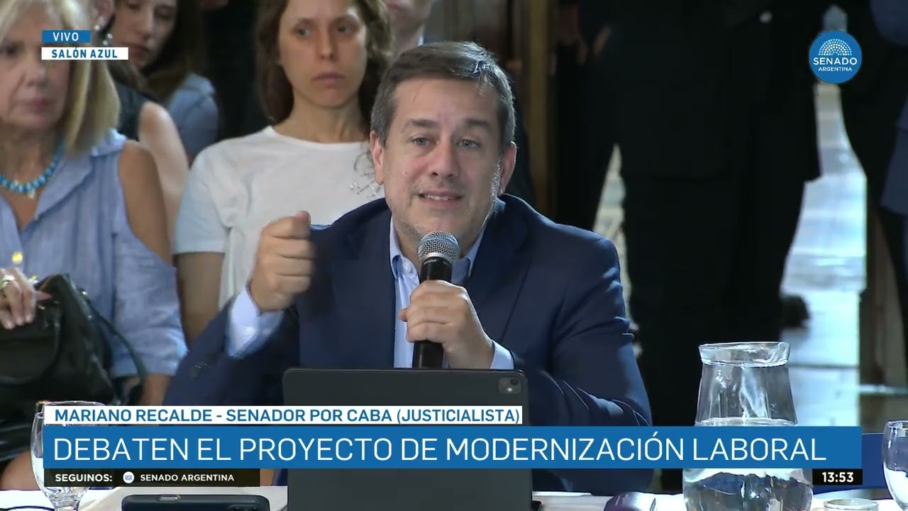 SENADOR MARIANO RECALDE 3 - PLENARIO DE TRABAJO Y PRESUPUESTO 17-12-25