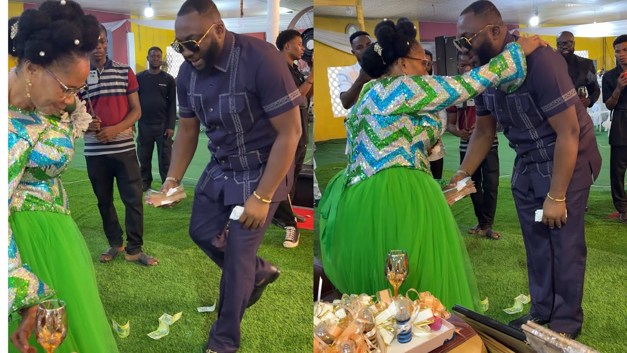 Prophet Eric Uche Boahen Surprises Prophetess Mama Vida With Gh50,000 Cash As Birthday Gift