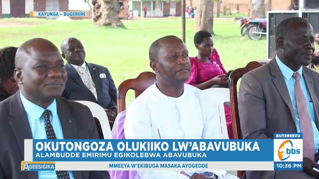 Okutongoza Enkiiko z’Abavubuka ba Buganda, Owek. Serwanga Atongozza olwe Kayunda