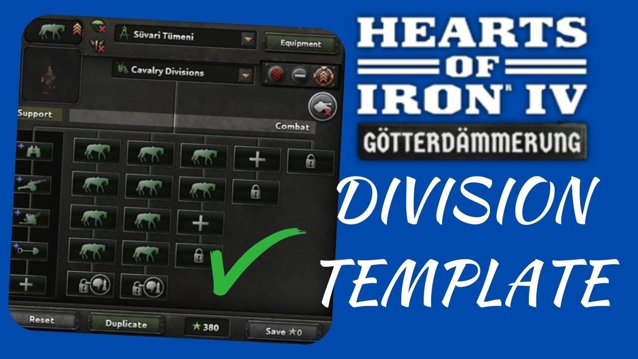 HOI 4 - COMBAT WIDTH  ve DIVISION TEMPLATES (Muharebe Genişliği ve Tümen Formasyonları)