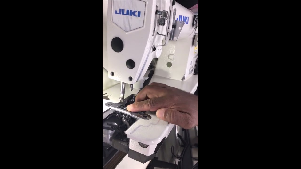 TES-093- Double Needle Chain Stitch- MC Setting- Juki-MH380- Feed Dog Height and Angle (Sinhala)