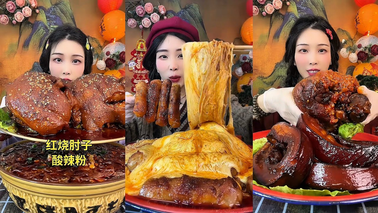【ASMR】【MUKBANG】DELICIOUS DINING PROGRAM | HOMEMADE CHINESE FOOD | 食べる | 吃播 #咀嚼音