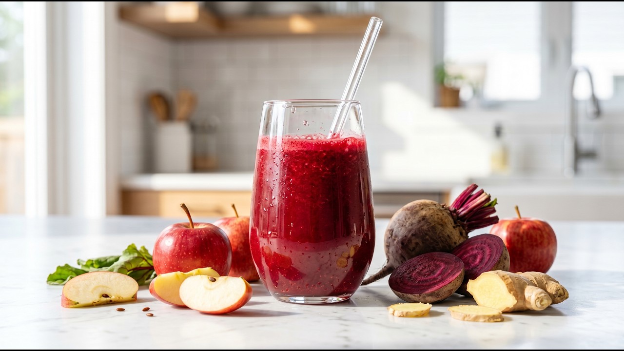 How To Make Apple Beetroot Ginger Juice - Apple Beetroot Ginger Juice Recipe