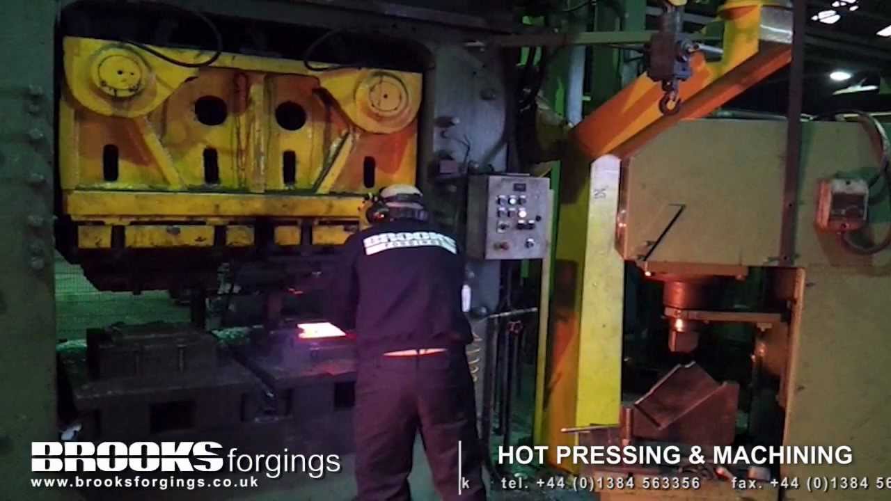 Hot Pressing & Machining - Brooks Forgings Ltd UK