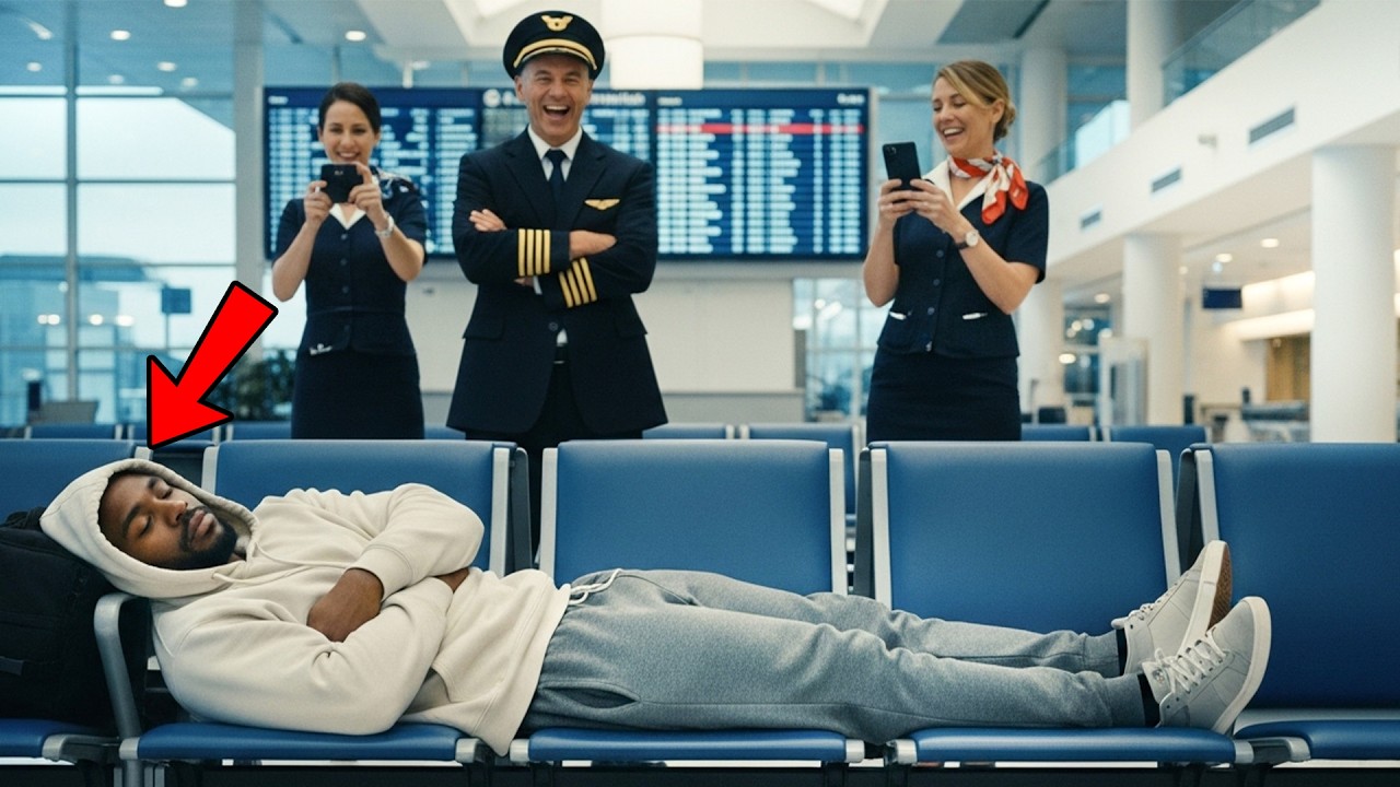 Crew Laughed at a Black Man Sleeping in the Airport — Hours Later, He Controlled Their Jobs