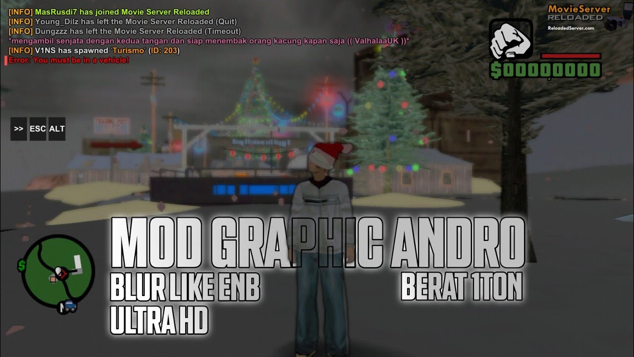 MOD GRAPHIC HD SAMP ANDRO SEPERTI ENB/RESHADE DI PC!