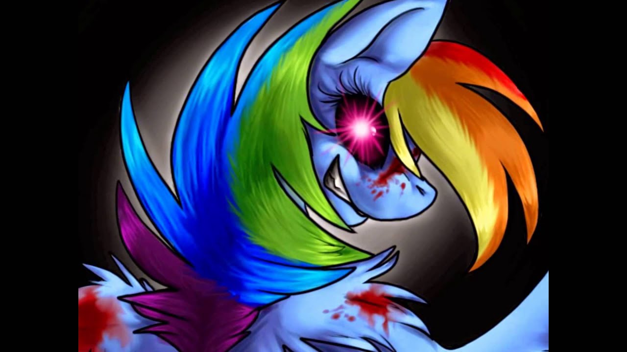 CreepyMLP (Creepy Rainbow Dash MLP)