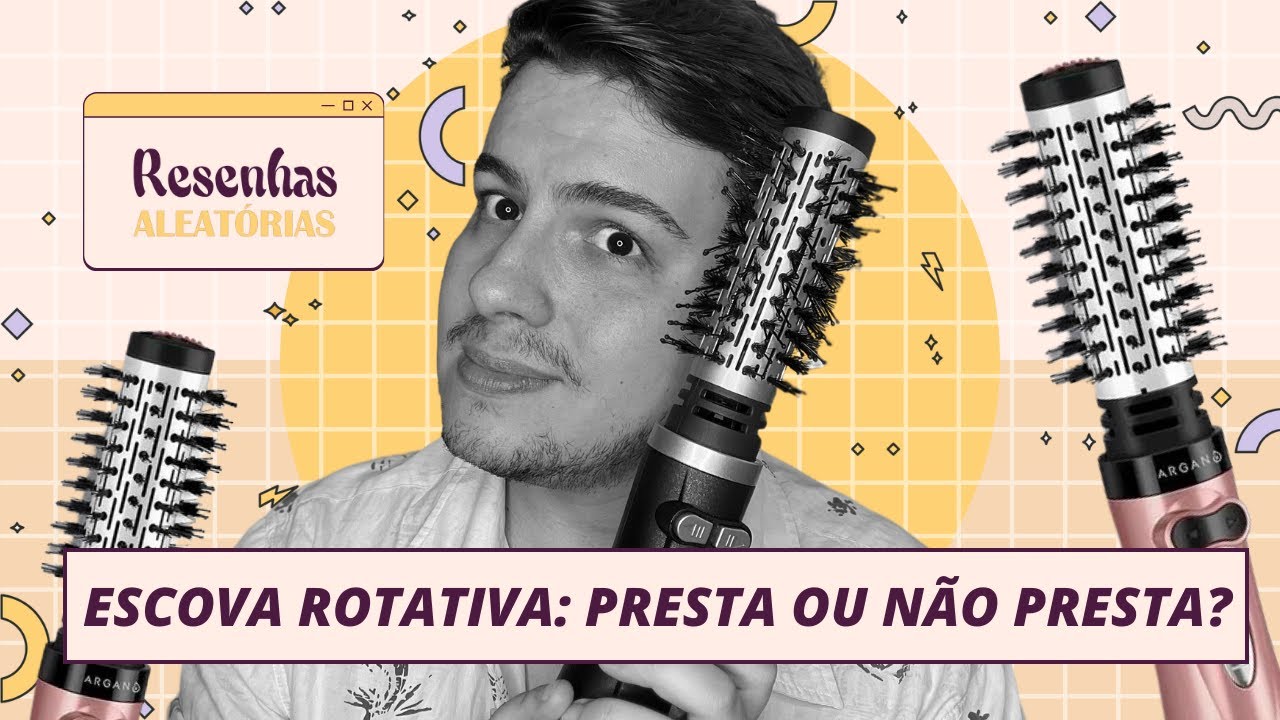 ESCOVA ROTATIVA BLACK ROSE MONDIAL É BOA? TESTEI E CONTO TUDO!