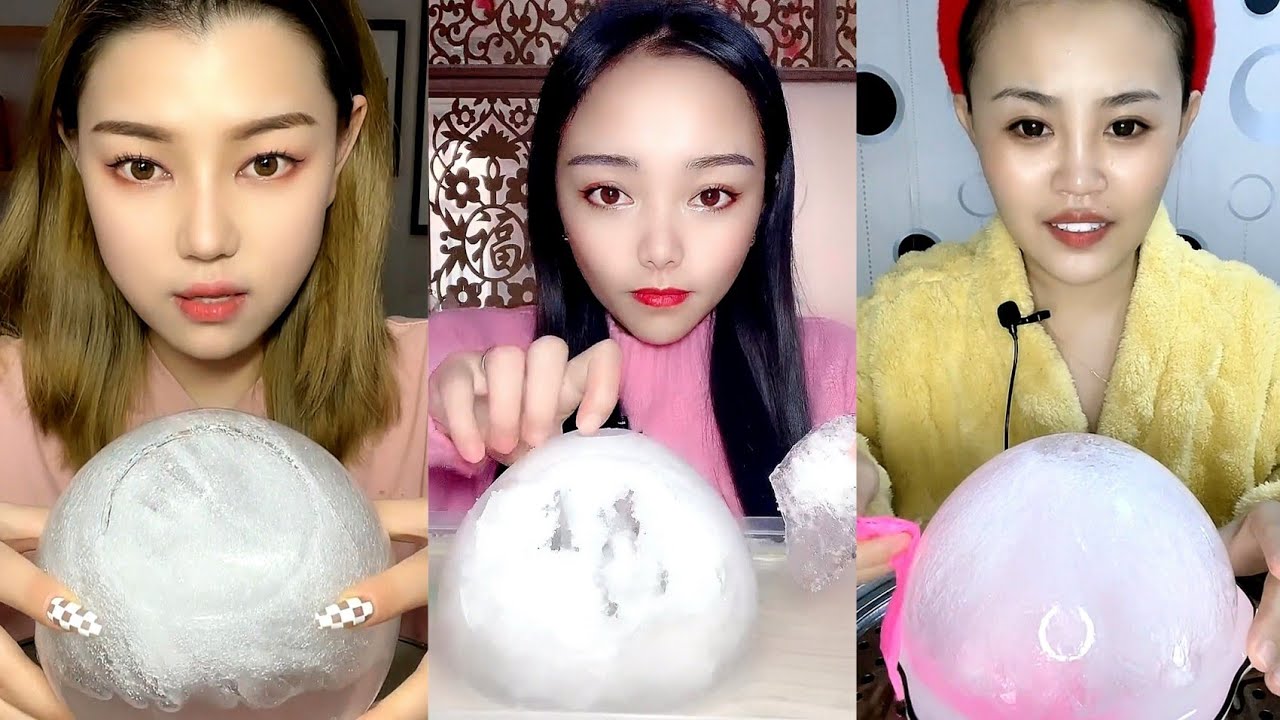 BALLOON ICE EATING | ICE EATING 3