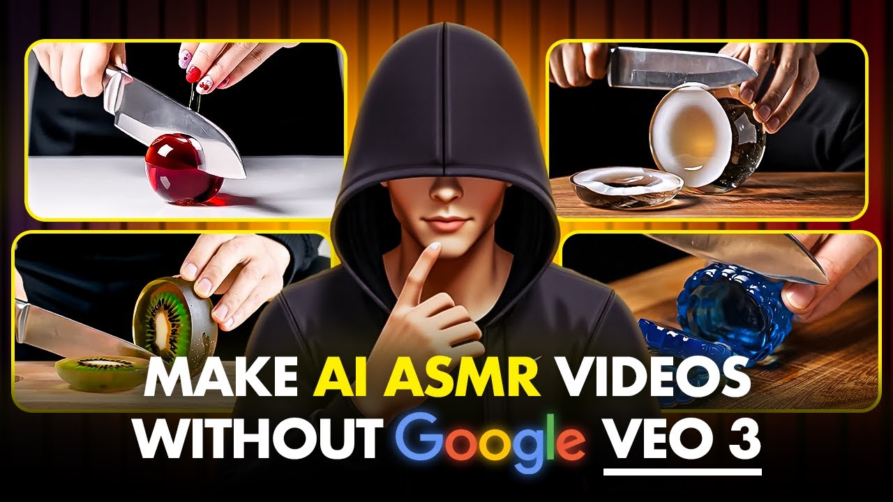 Как создать видео ASMR с помощью ИИ без Google Veo 3 (простое руководство)