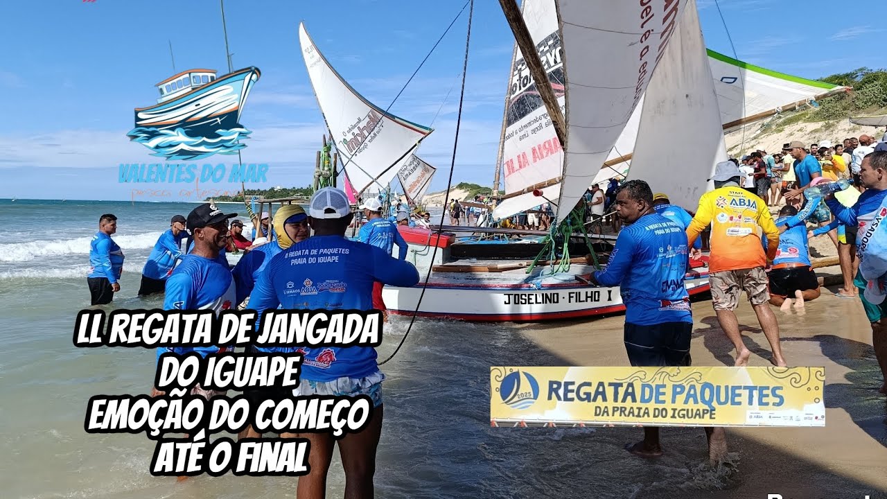 (valentes do mar) || REGATA DE PAQUETE DO IGUAPE EMOÇÃO DO COMEÇO ATE O FIM,ENTRE OS PARTICIPANTES ⛵