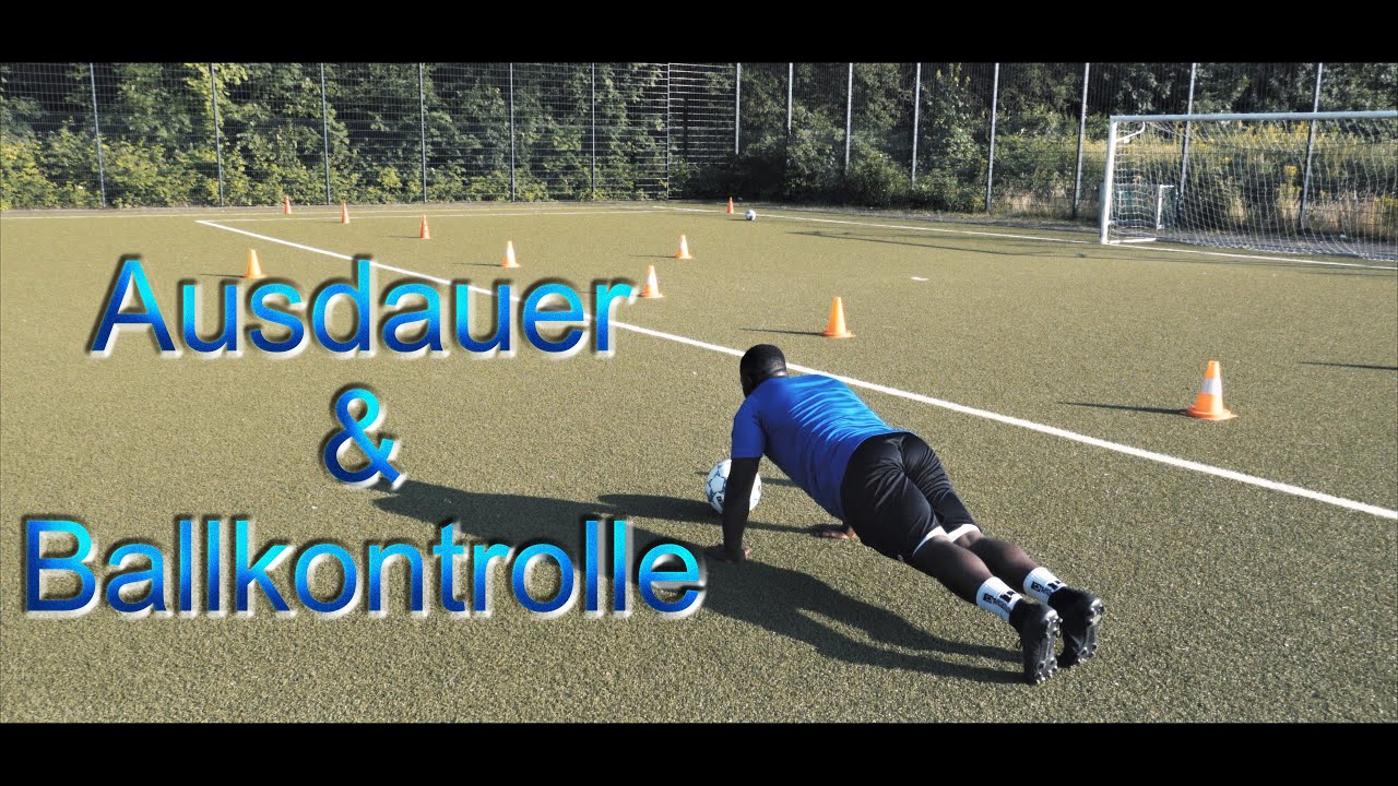 Ausdauertraining Fußball ! Fußballtraining mit Ball für Ausdauer und Ballkontrolle !
