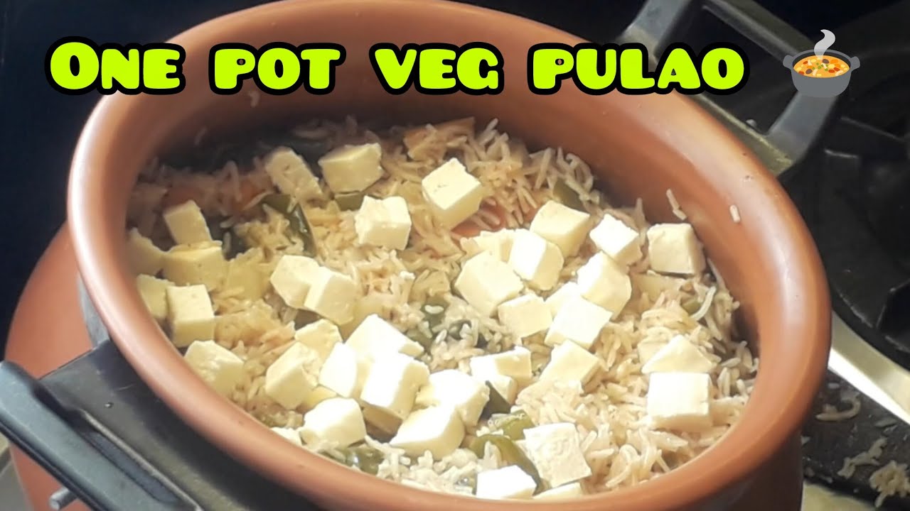 One Pot Veg Pulao 🍲|Veg Pulao In Kannada |@shwetha's tasty zone|