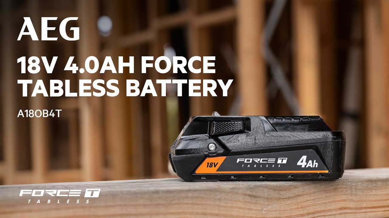 18V 4.0Ah FORCE TABLESS Battery (A18OB4T)