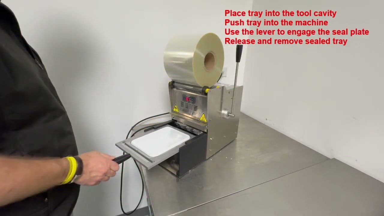 P5 CM Manual Tray Sealer - Demo Video