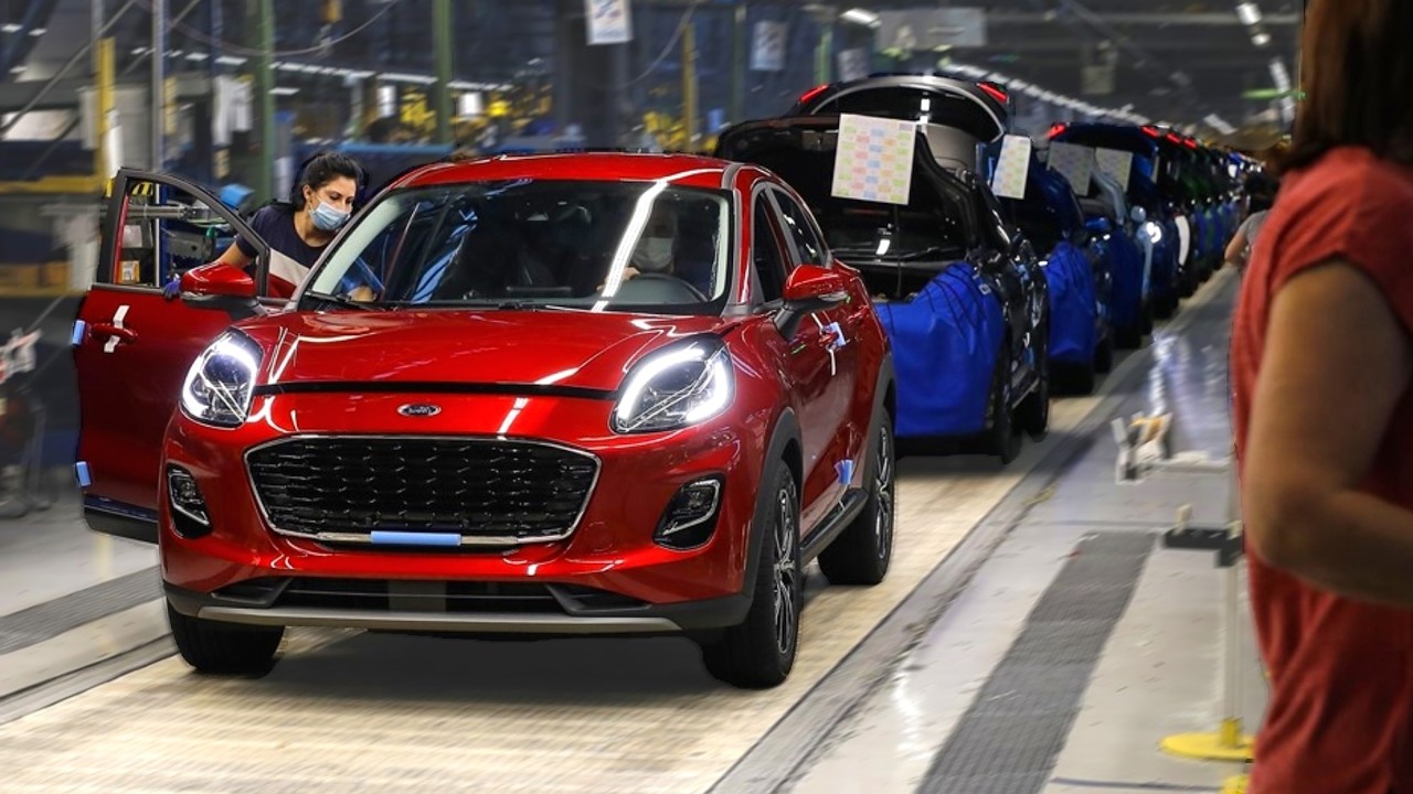 Ford Puma Manufacturing🚖: сборочная линия в Румынии и Германии – экскурсия по заводу и производству